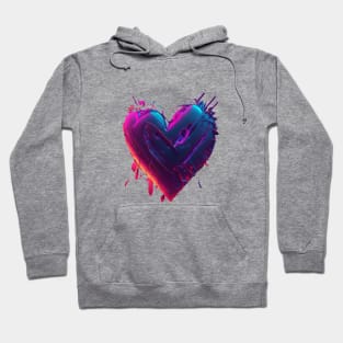 Abstract Heart Hoodie